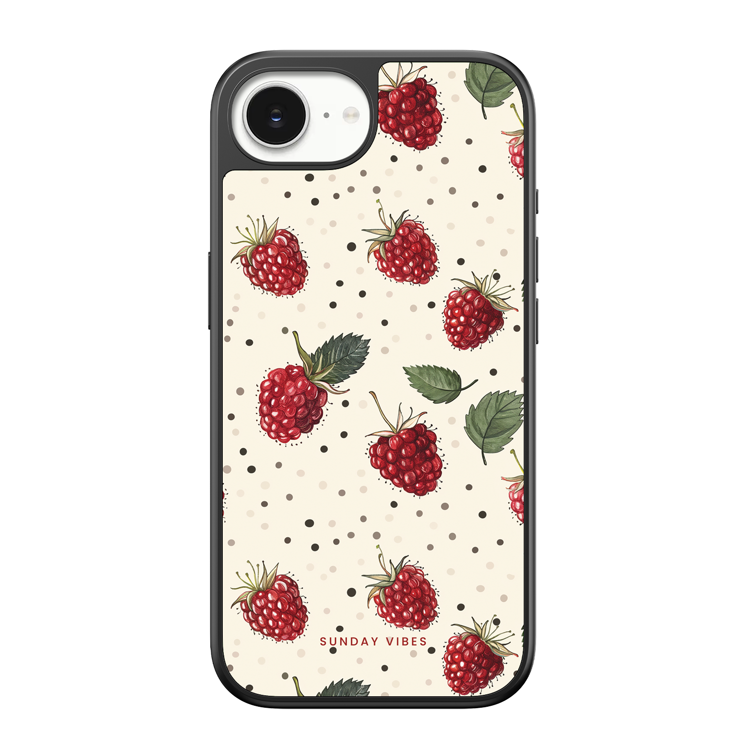 Raspberry Delight iPhone Case