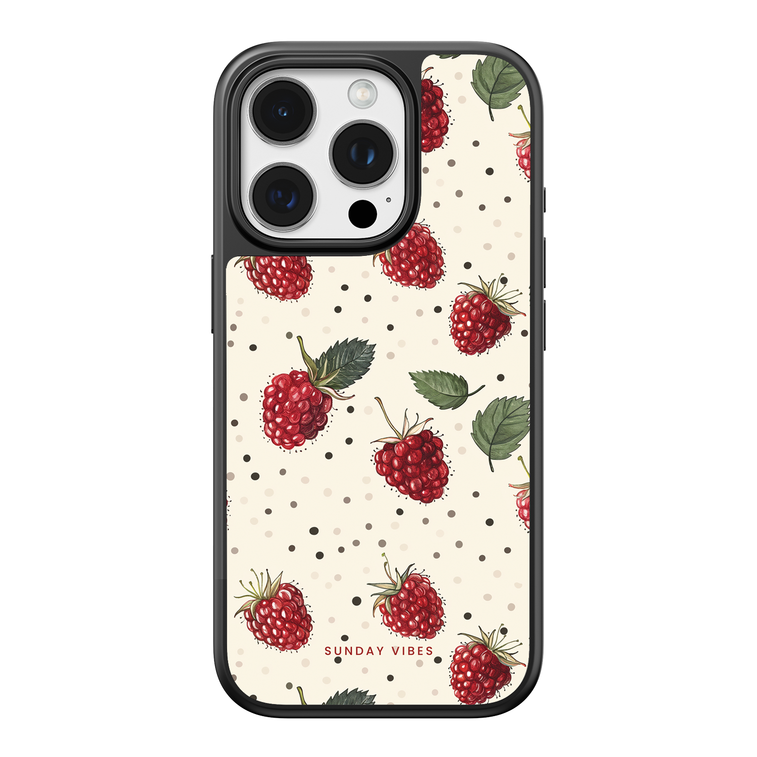 Raspberry Delight iPhone Case