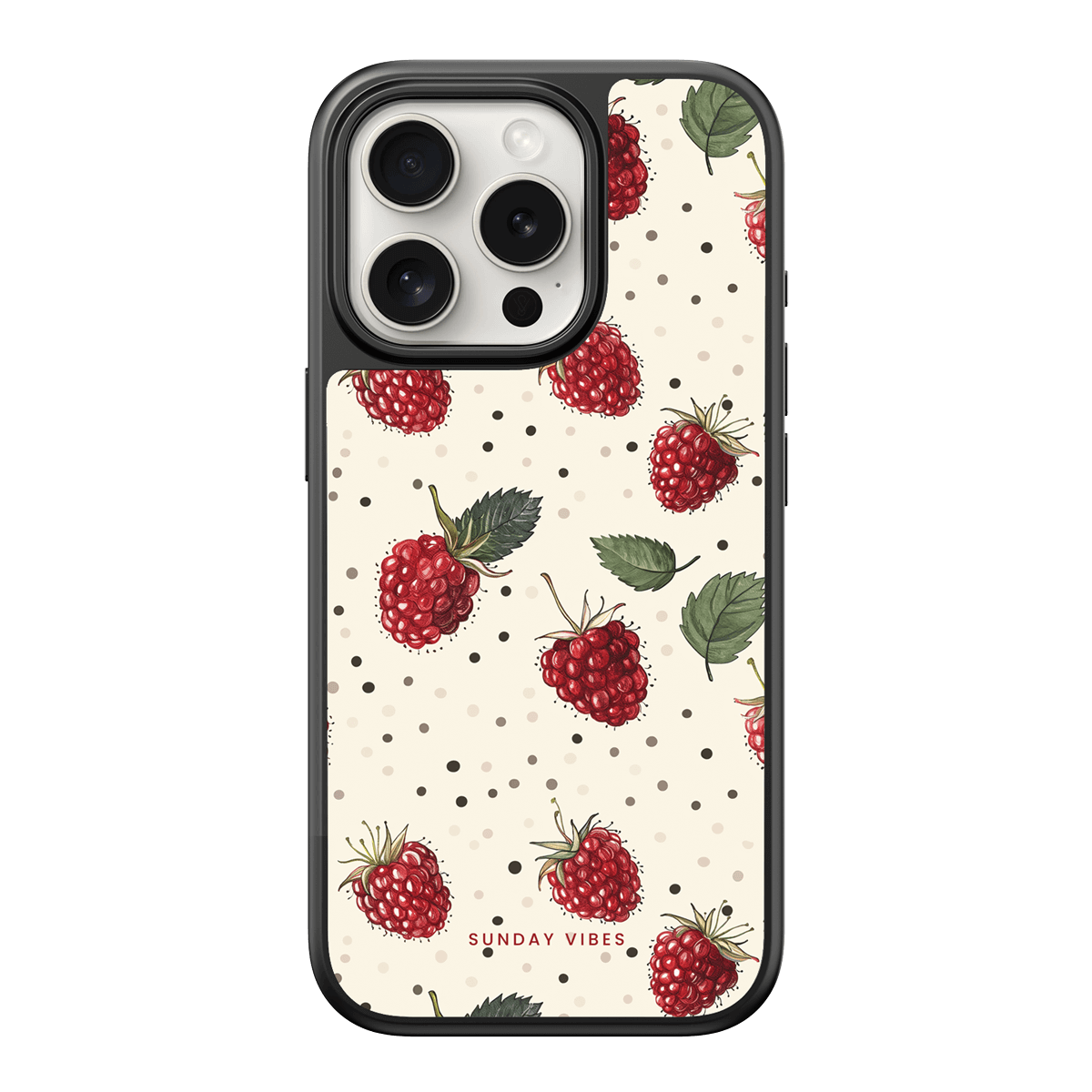 Raspberry Delight iPhone Case
