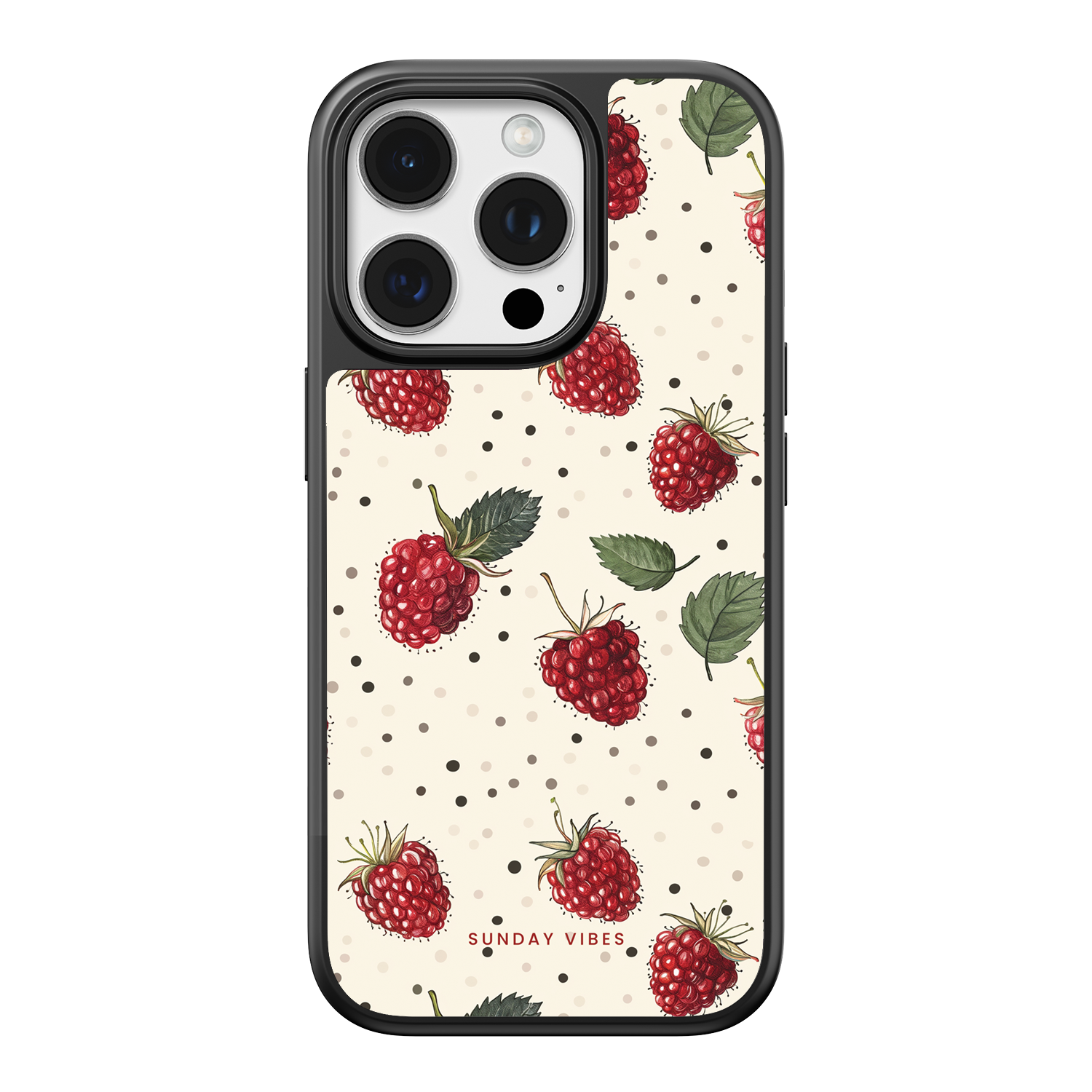 Raspberry Delight iPhone Case