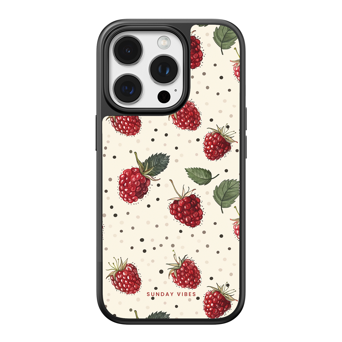 Raspberry Delight iPhone Case