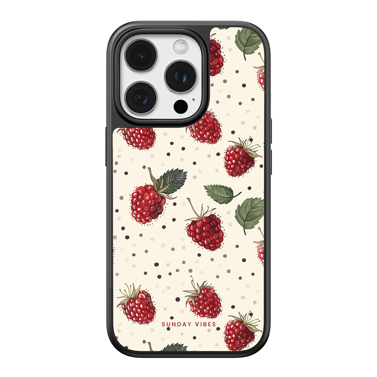 Raspberry Delight iPhone Case