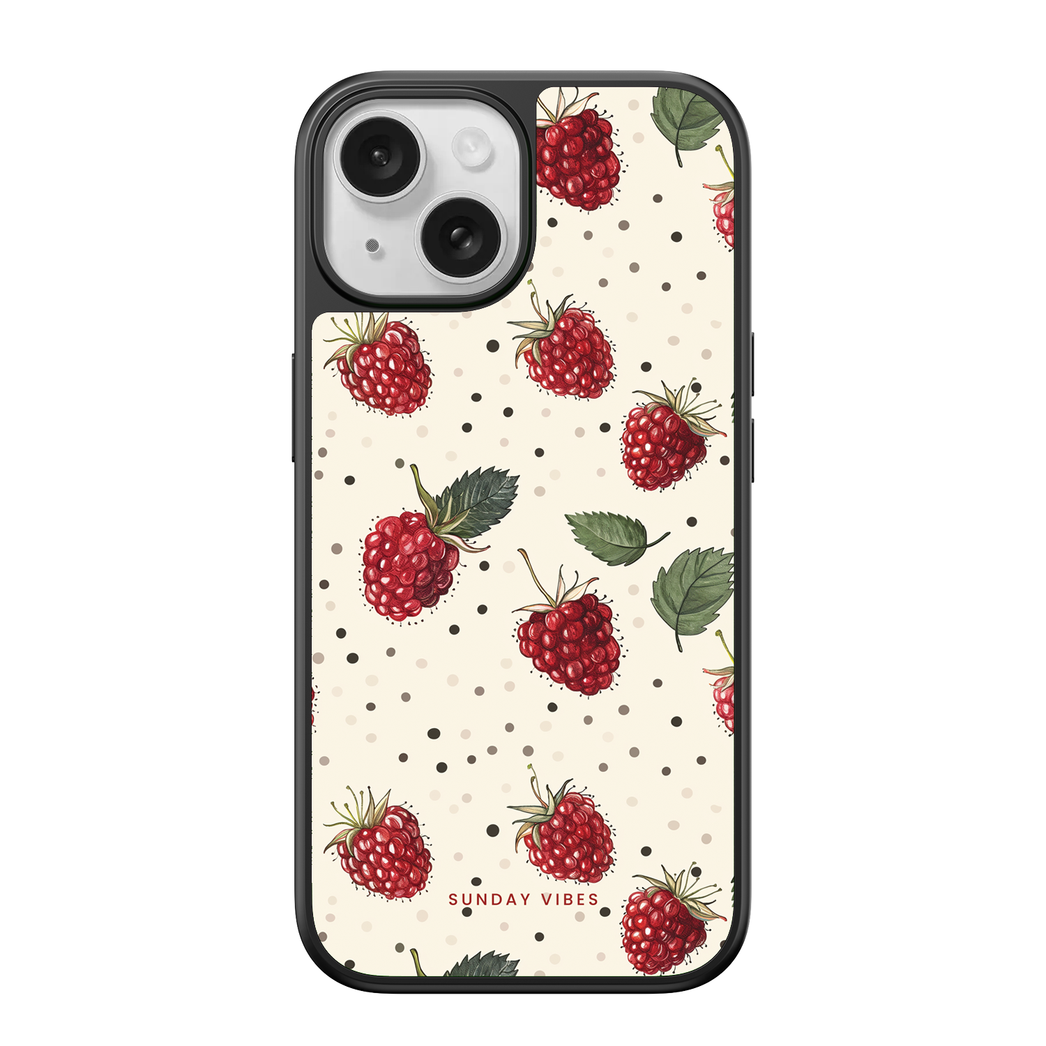 Raspberry Delight iPhone Case