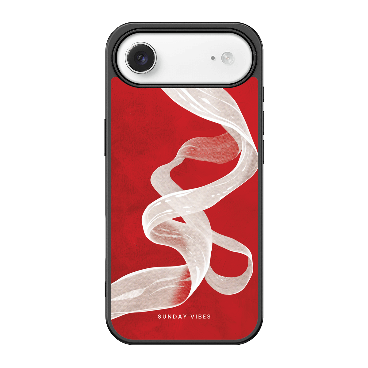 Crimson Ribbon iPhone Case