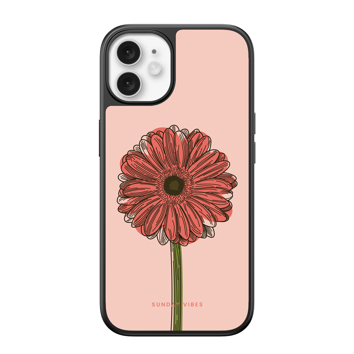 Blushing Gerbera iPhone Case
