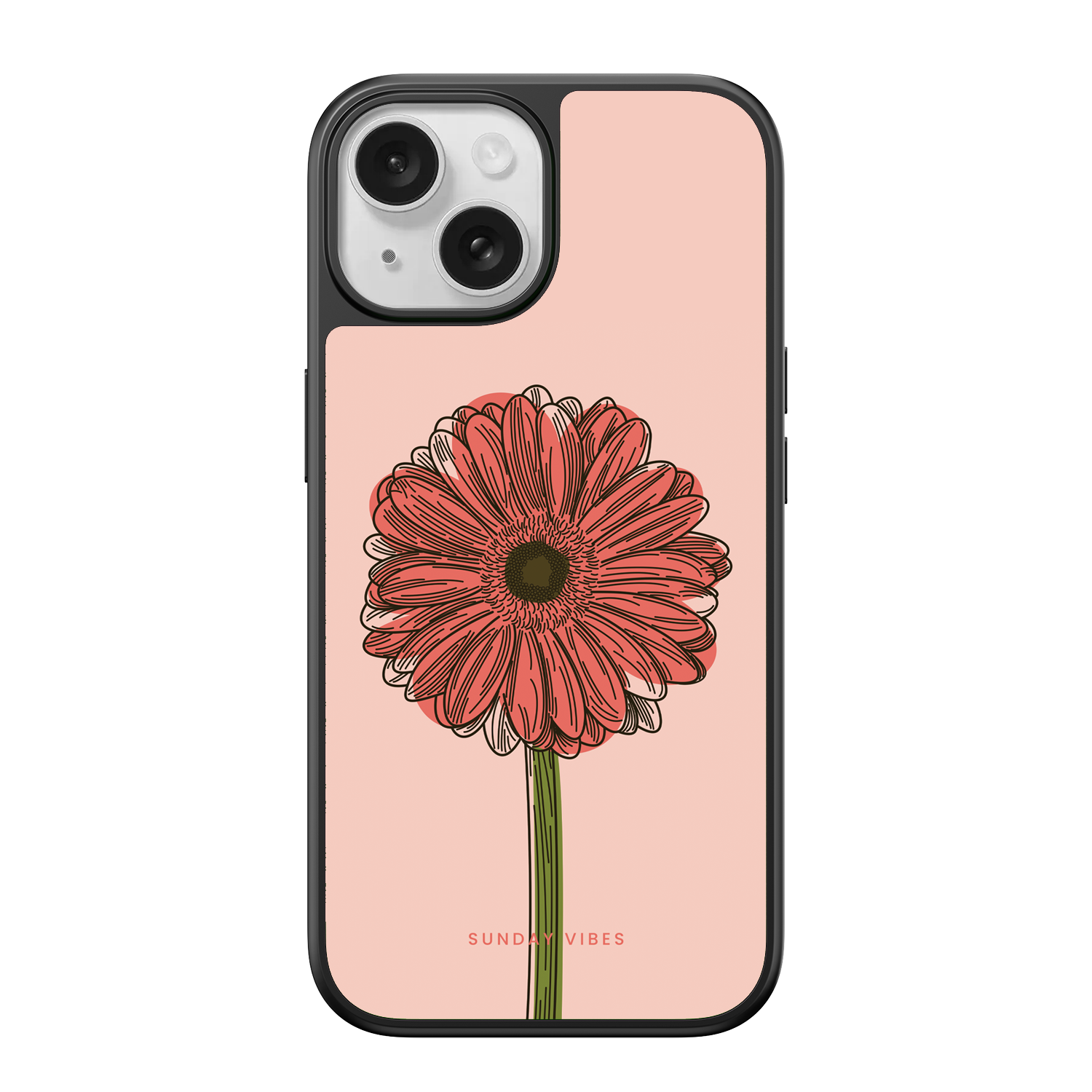Blushing Gerbera iPhone Case
