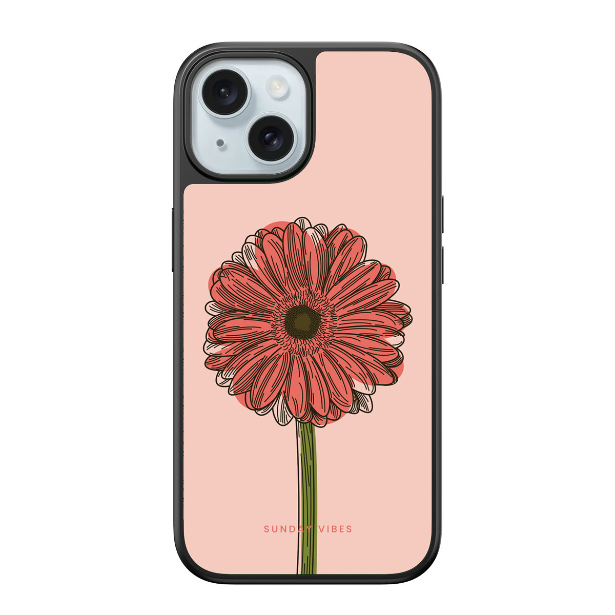 Blushing Gerbera iPhone Case