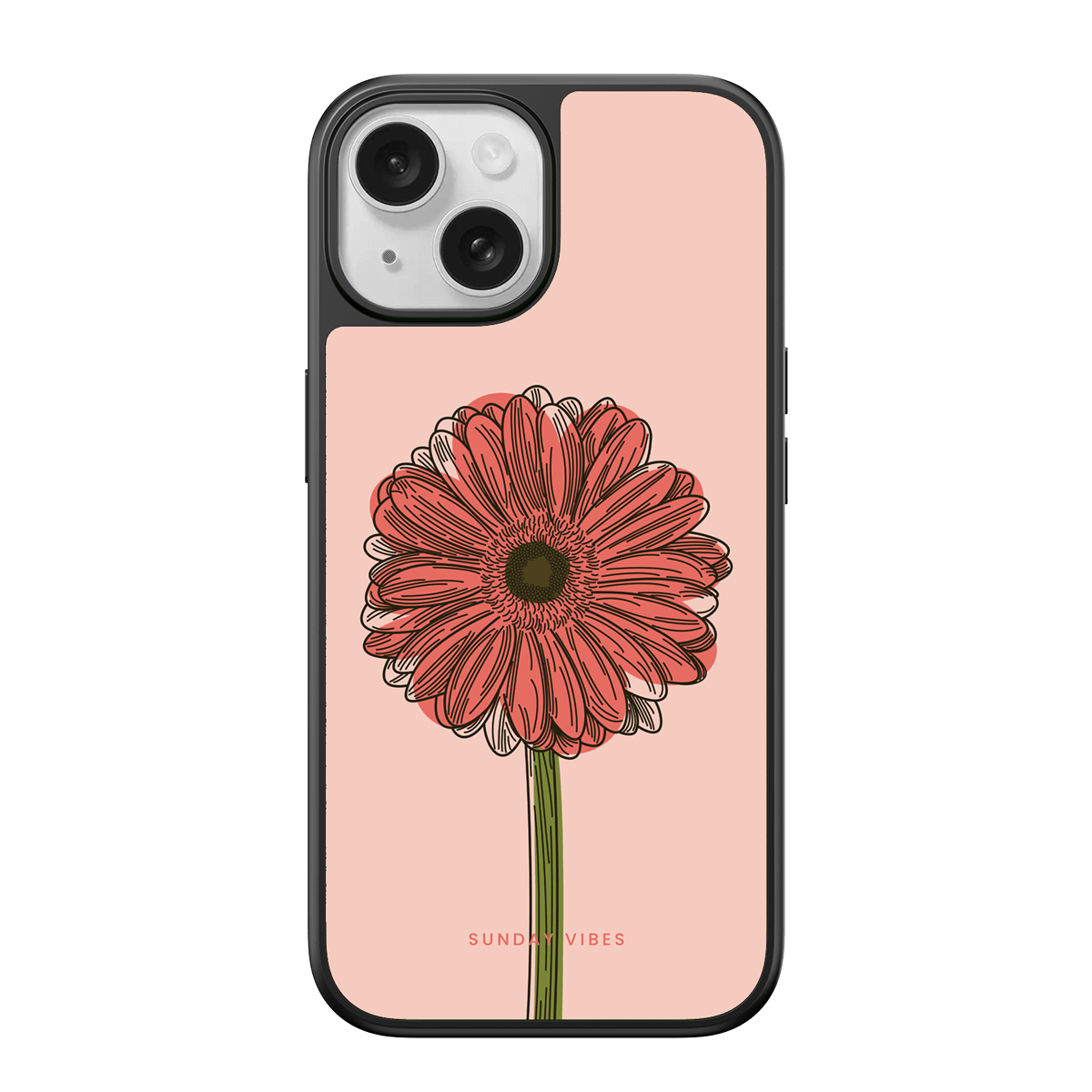 Blushing Gerbera iPhone Case