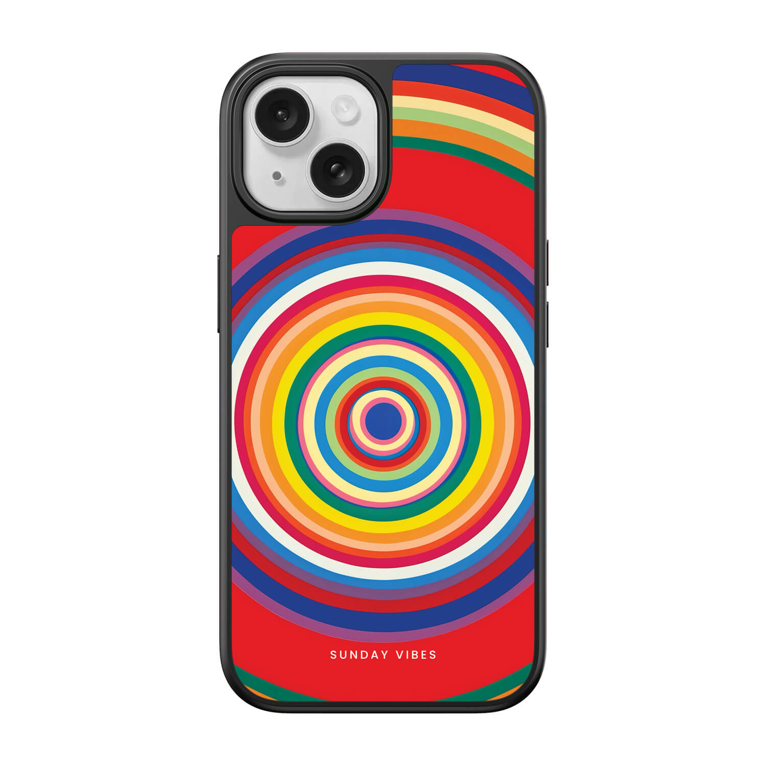 Rainbow Swirl iPhone Case