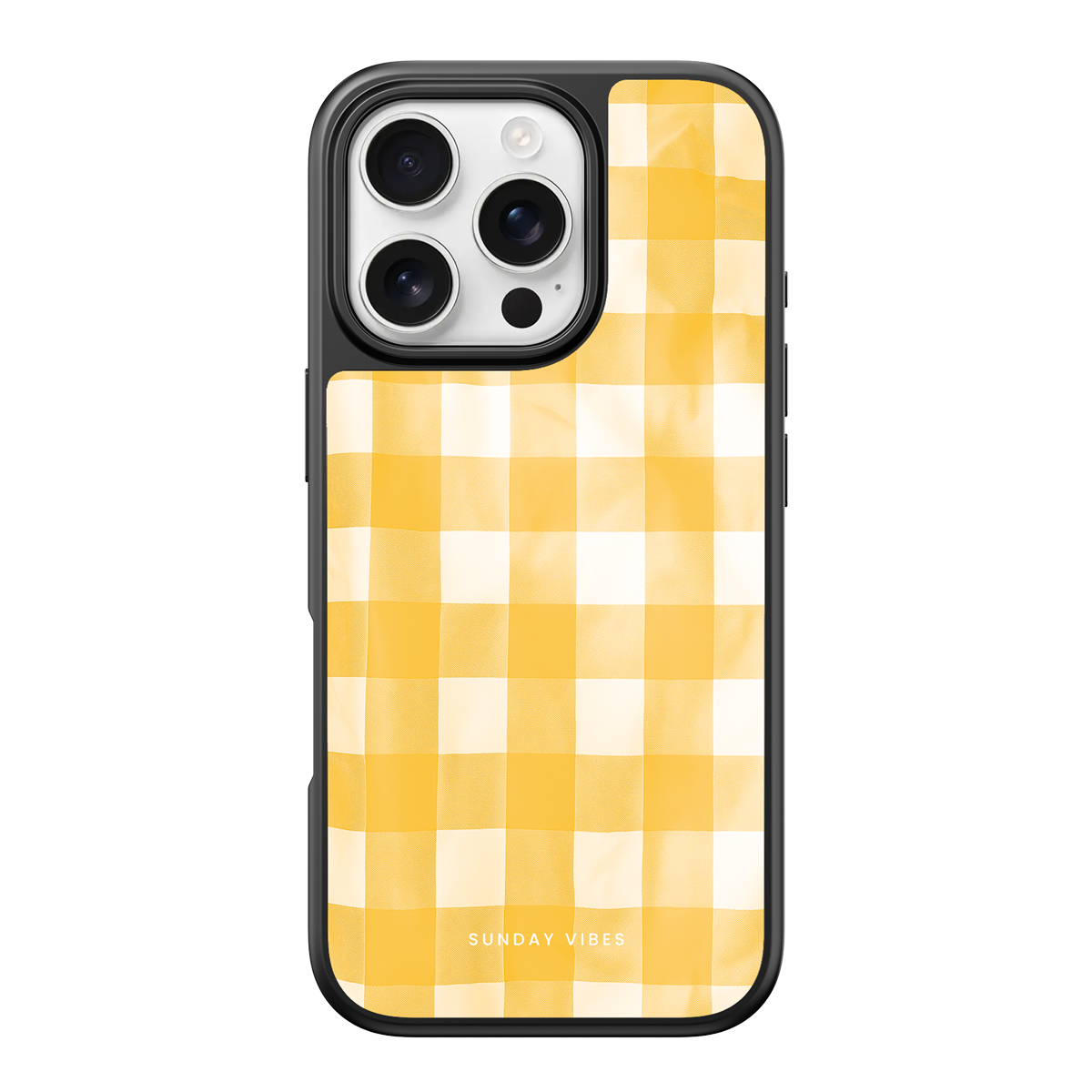 Sunshine Gingham iPhone Case