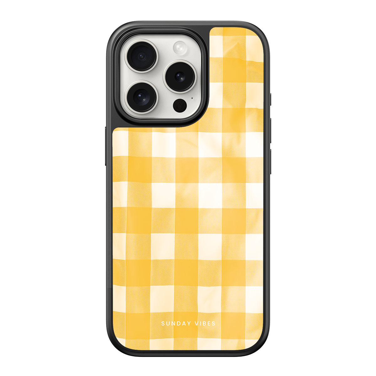 Sunshine Gingham iPhone Case
