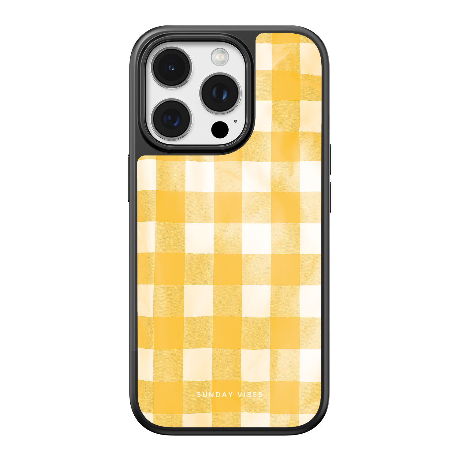 Sunshine Gingham iPhone Case