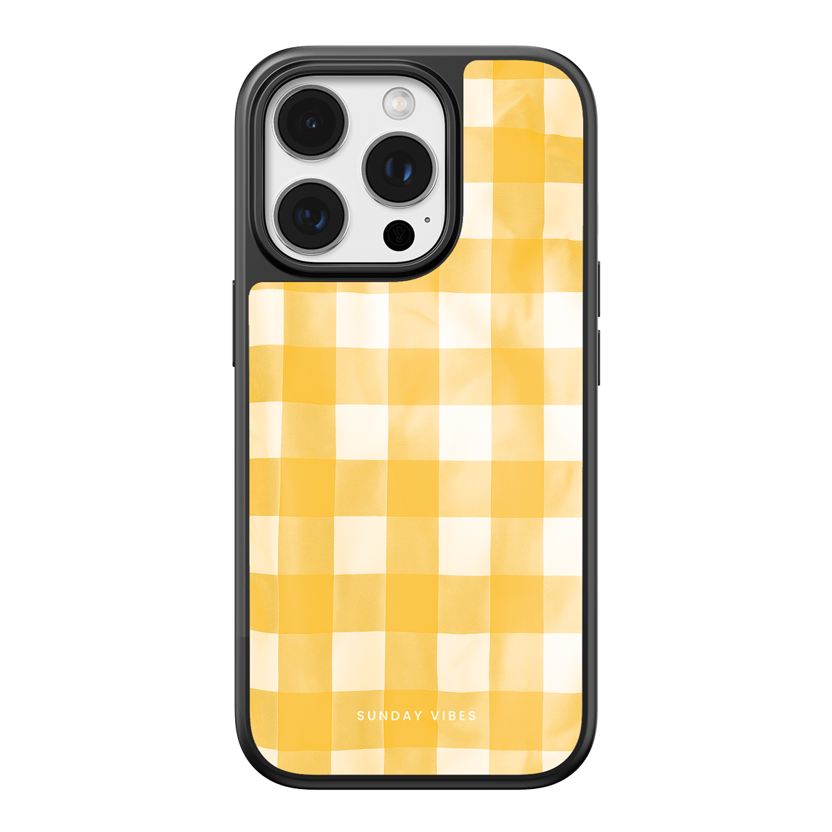 Sunshine Gingham iPhone Case