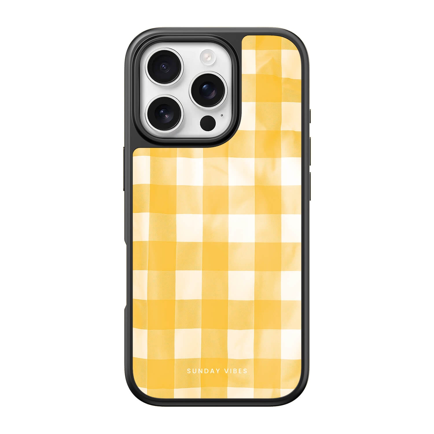 Sunshine Gingham iPhone Case