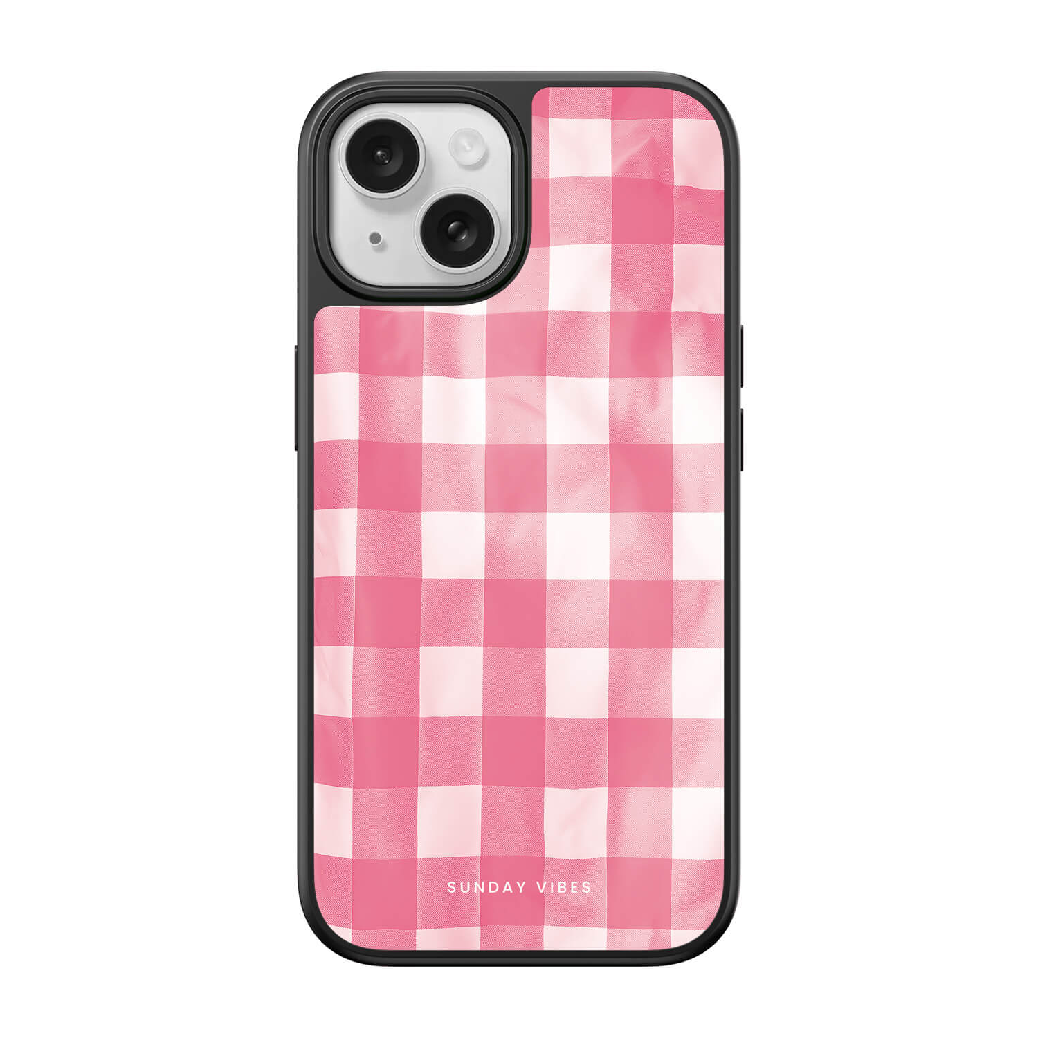 Blush Gingham iPhone Case