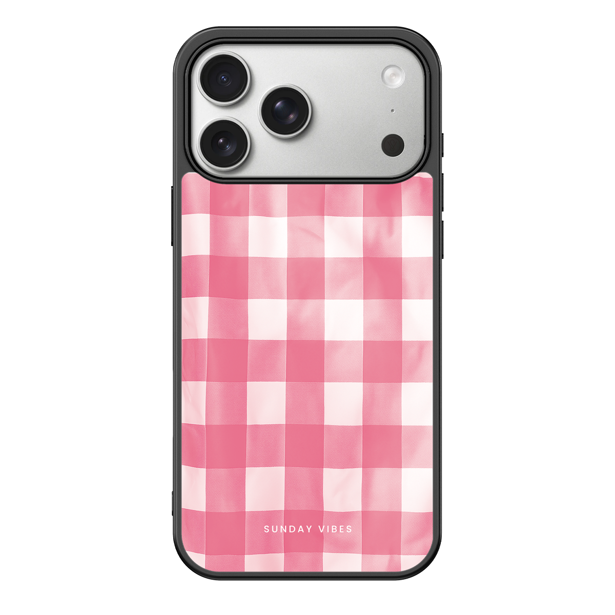 Blush Gingham iPhone Case