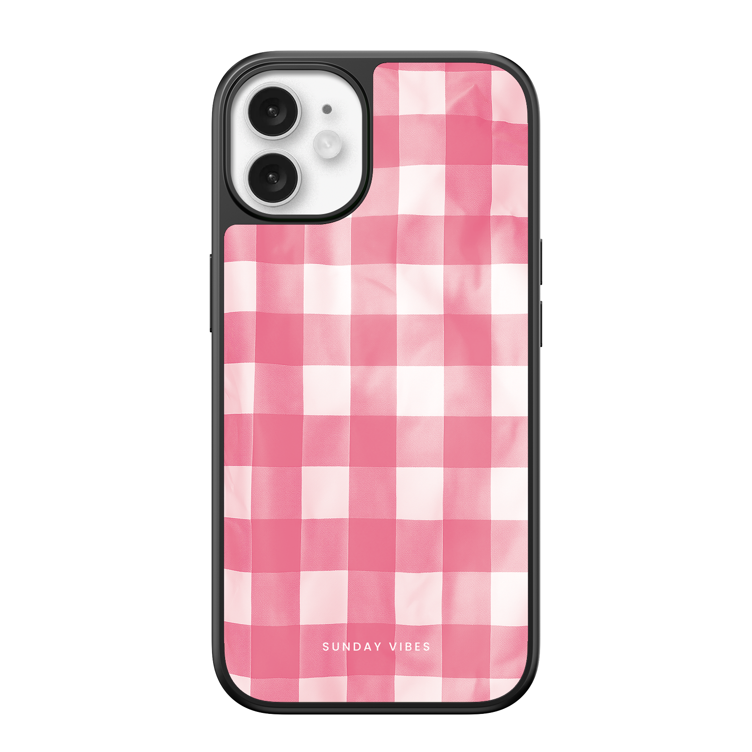 Blush Gingham iPhone Case