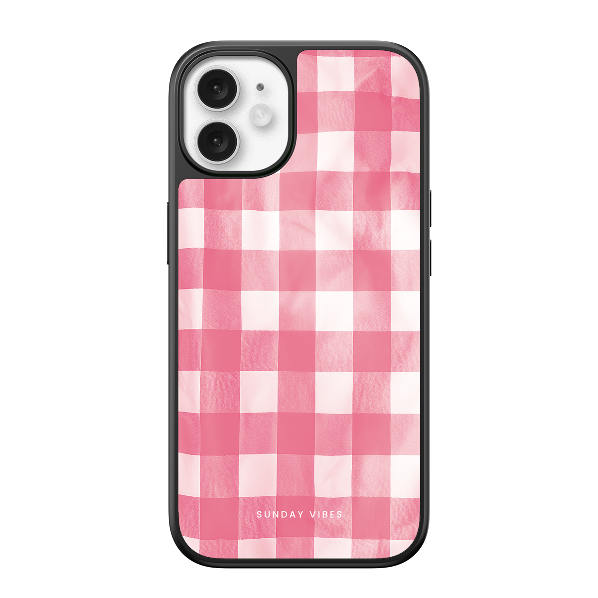 Blush Gingham iPhone Case