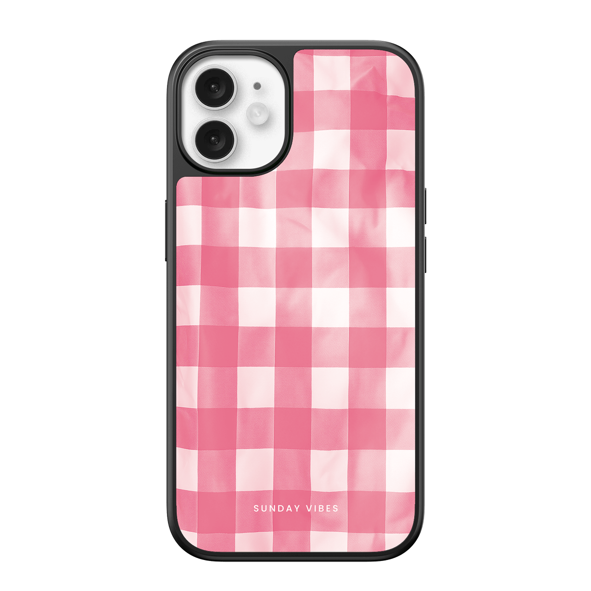 Blush Gingham iPhone Case