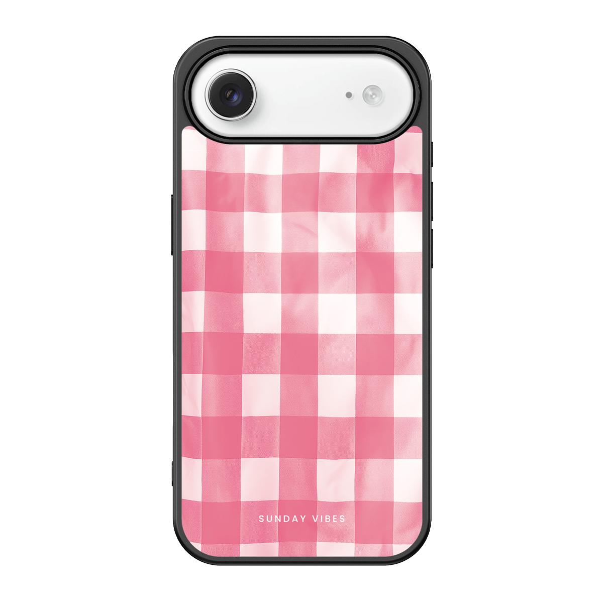 Blush Gingham iPhone Case