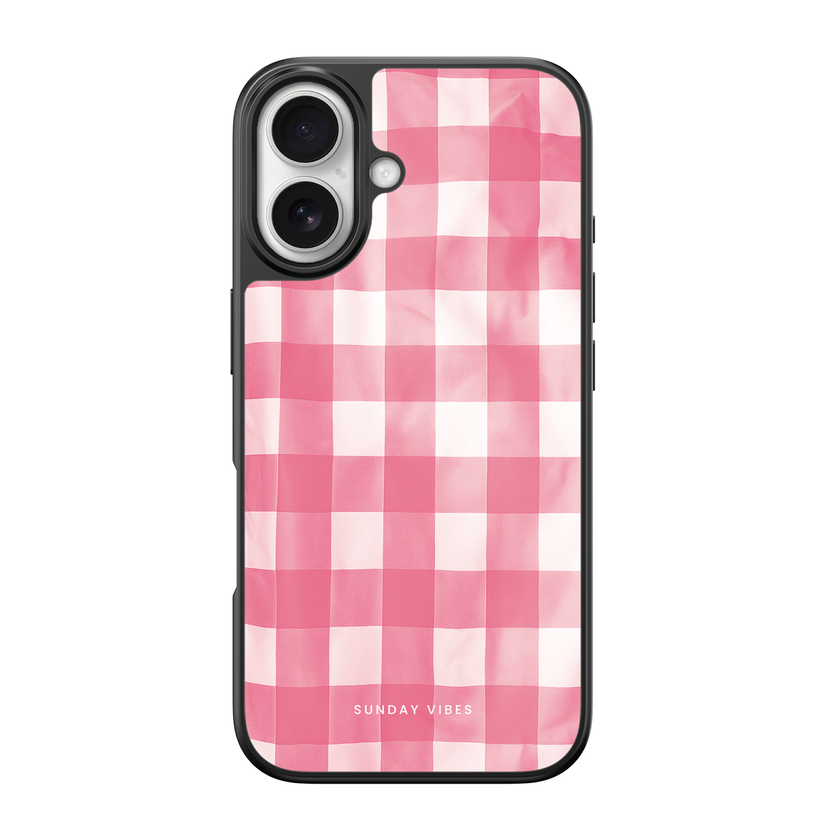 Blush Gingham iPhone Case