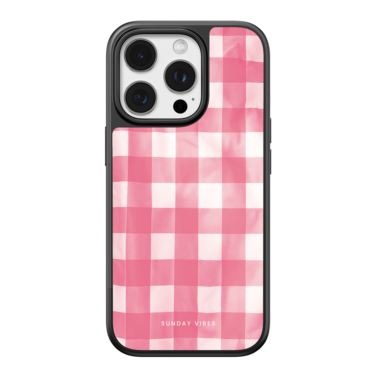 Blush Gingham iPhone Case