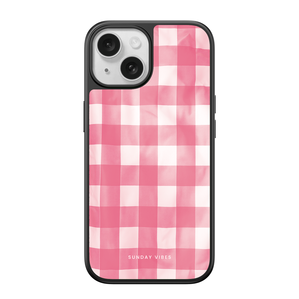 Blush Gingham iPhone Case