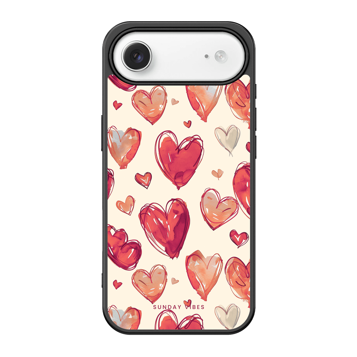 Heartful Hues iPhone Case