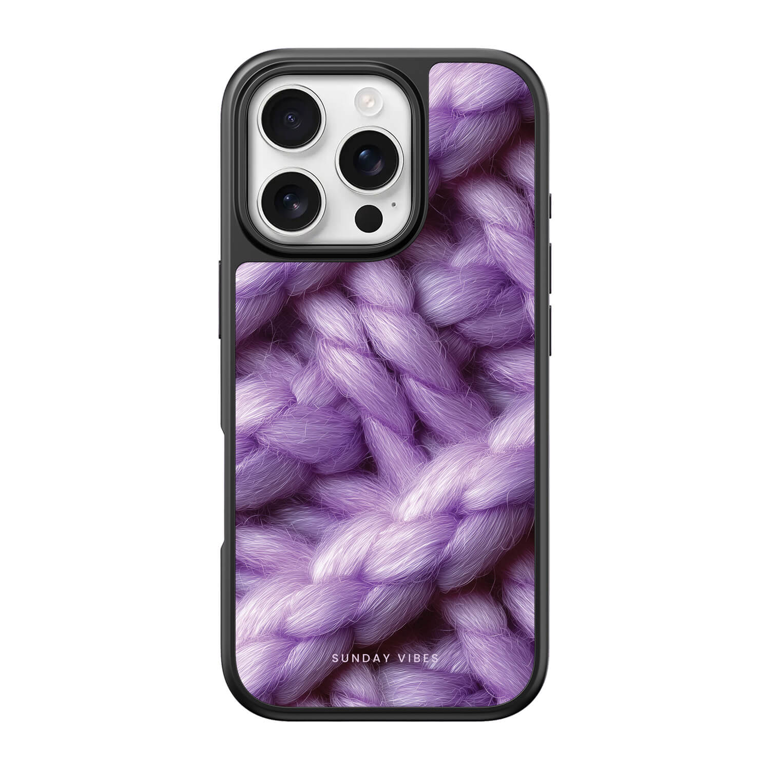Lavender Knit iPhone Case