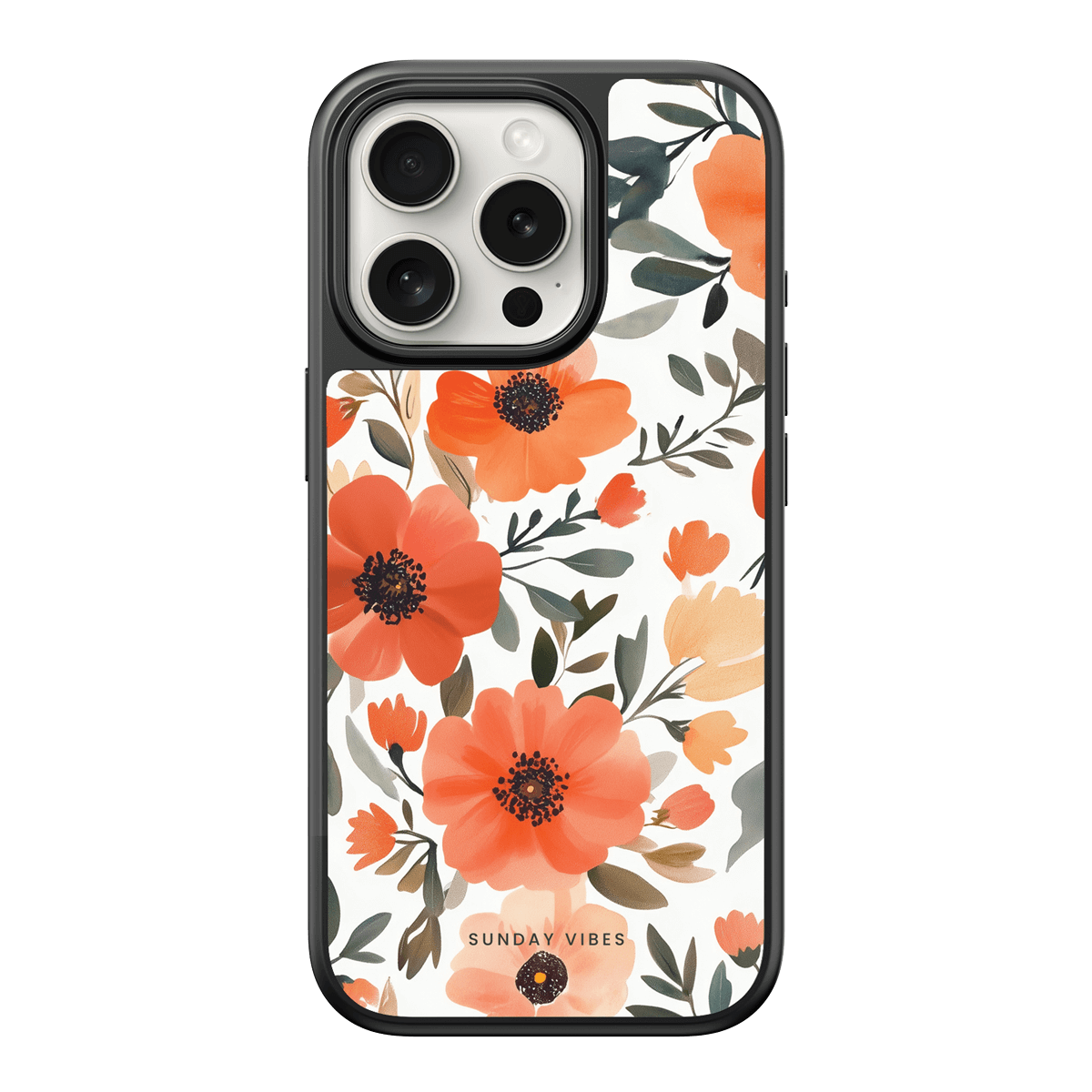 Coral Bloom iPhone Case