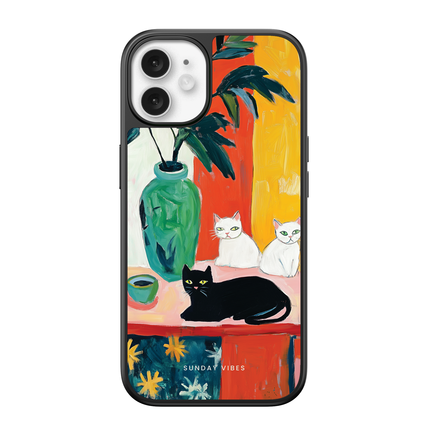 Feline Artistry iPhone Case