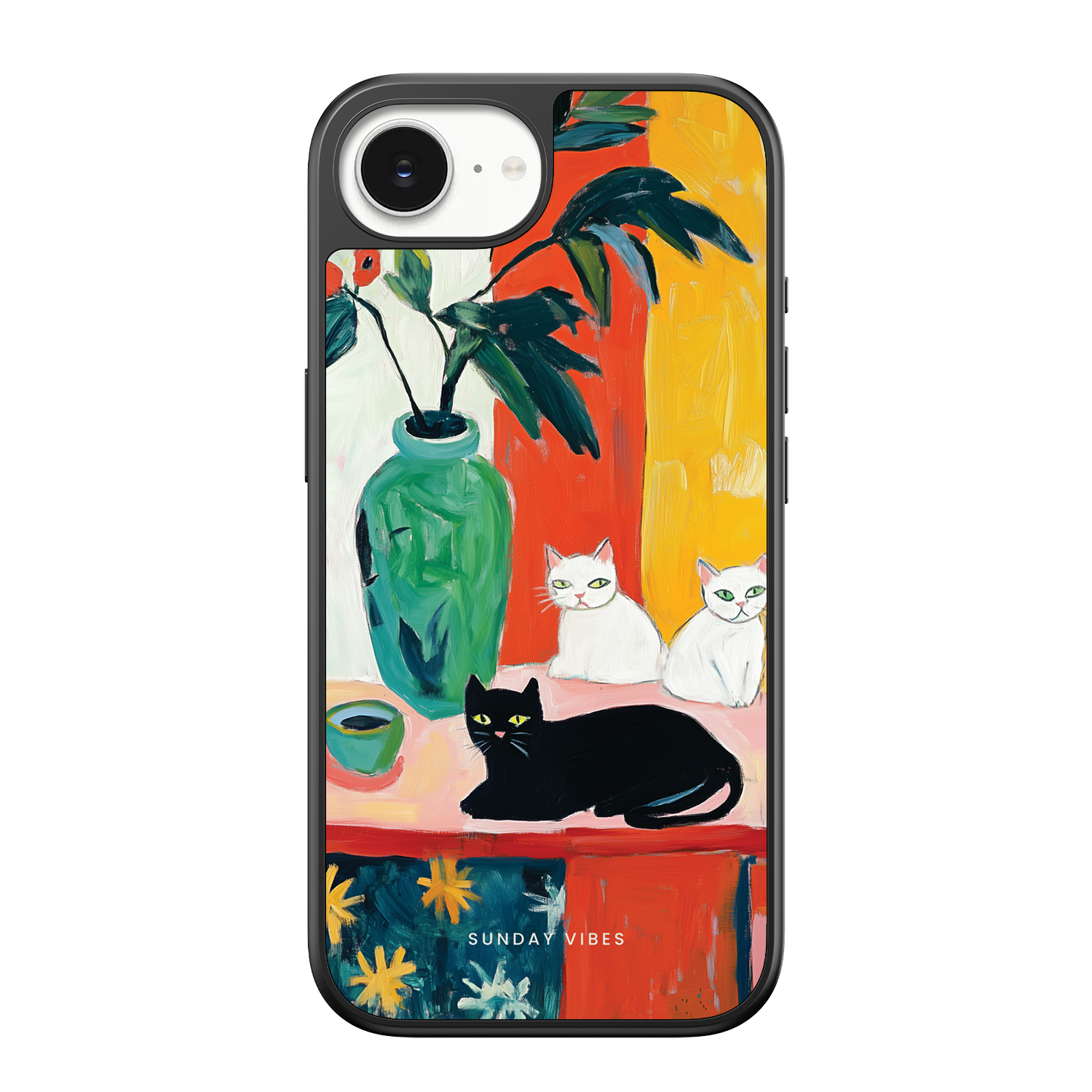 Feline Artistry iPhone Case