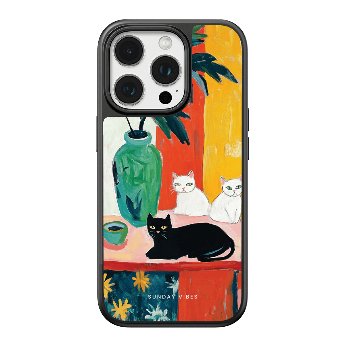 Feline Artistry iPhone Case