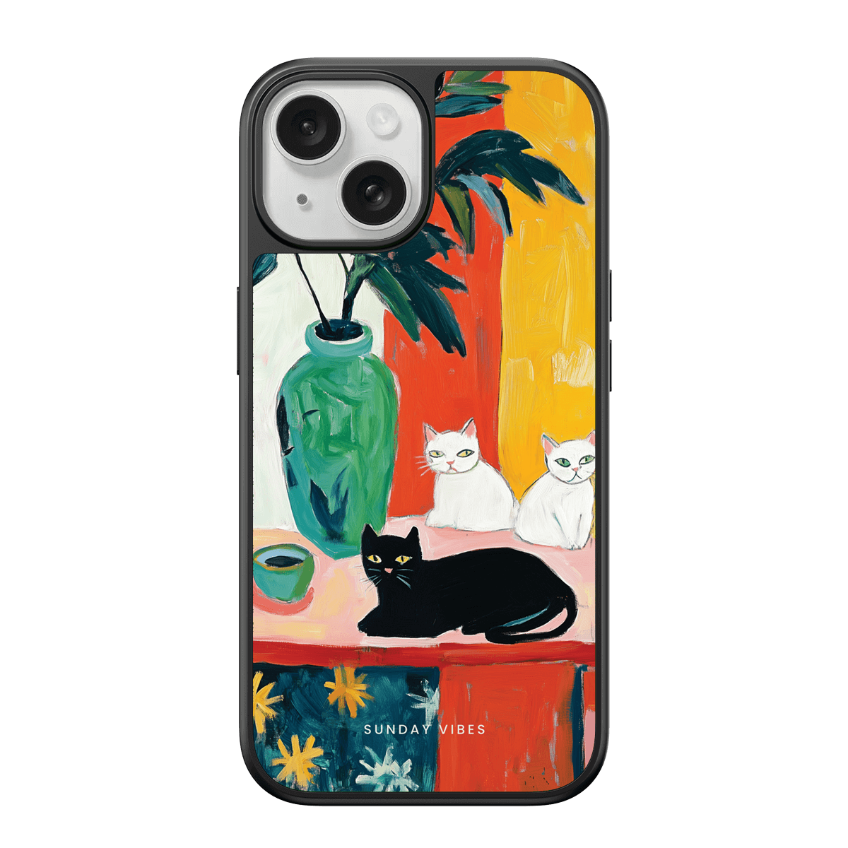 Feline Artistry iPhone Case
