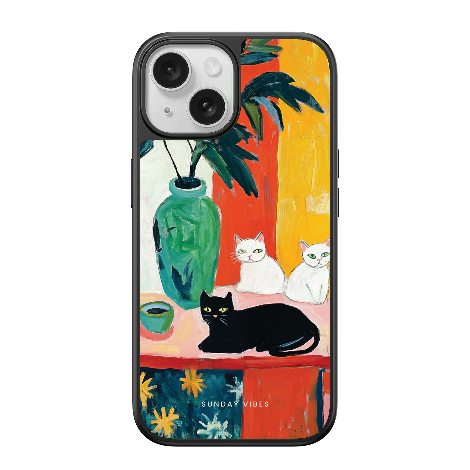 Feline Artistry iPhone Case