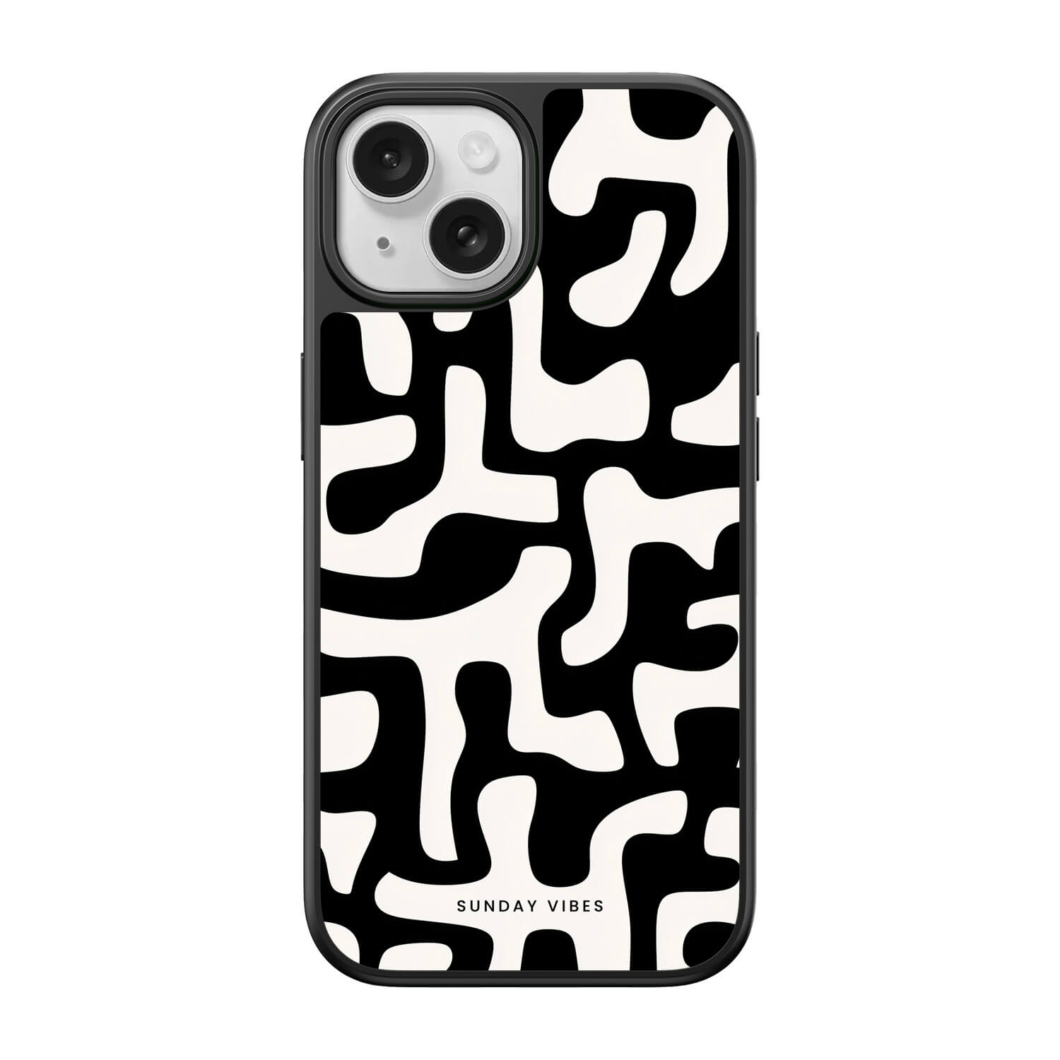 Monochrome Moo iPhone Case