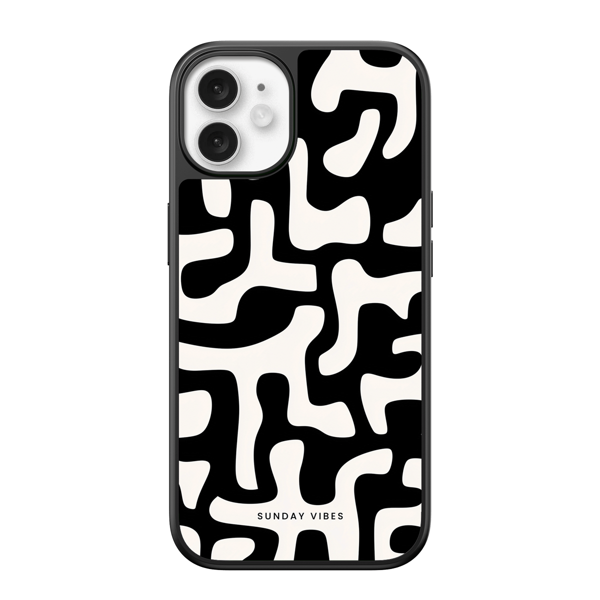 Monochrome Moo iPhone Case