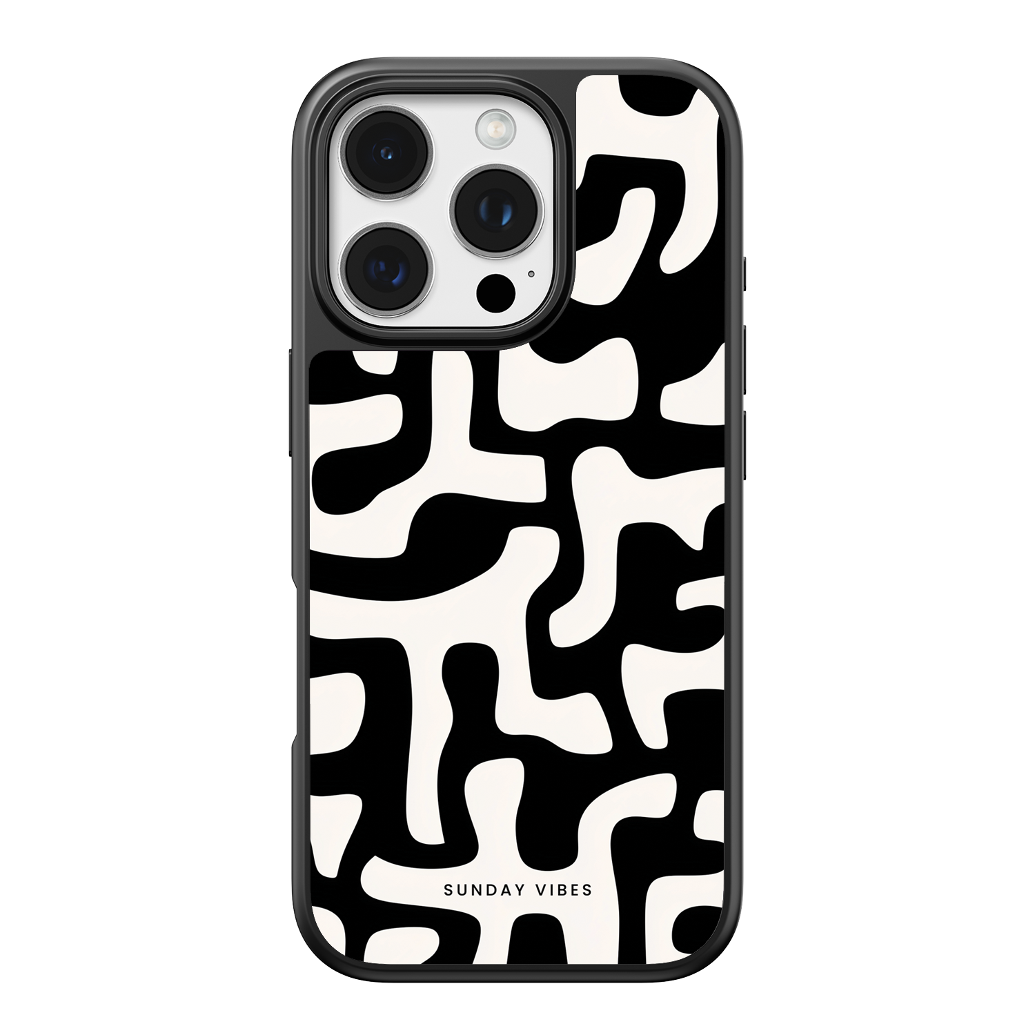 Monochrome Moo iPhone Case