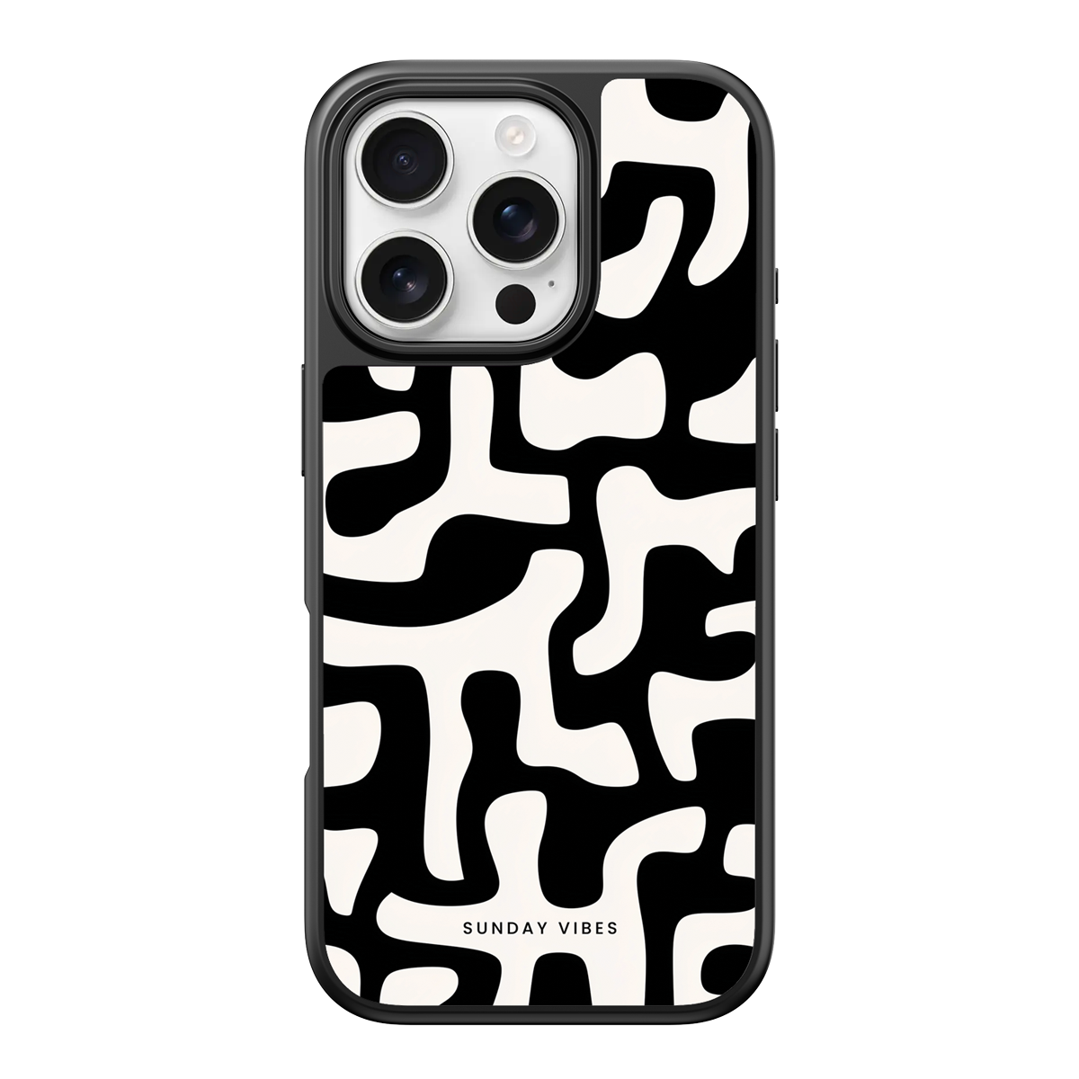 Monochrome Moo iPhone Case