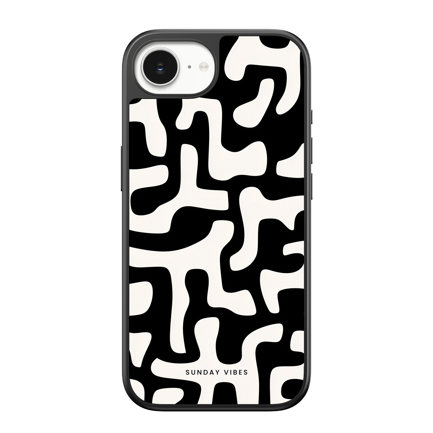 Monochrome Moo iPhone Case