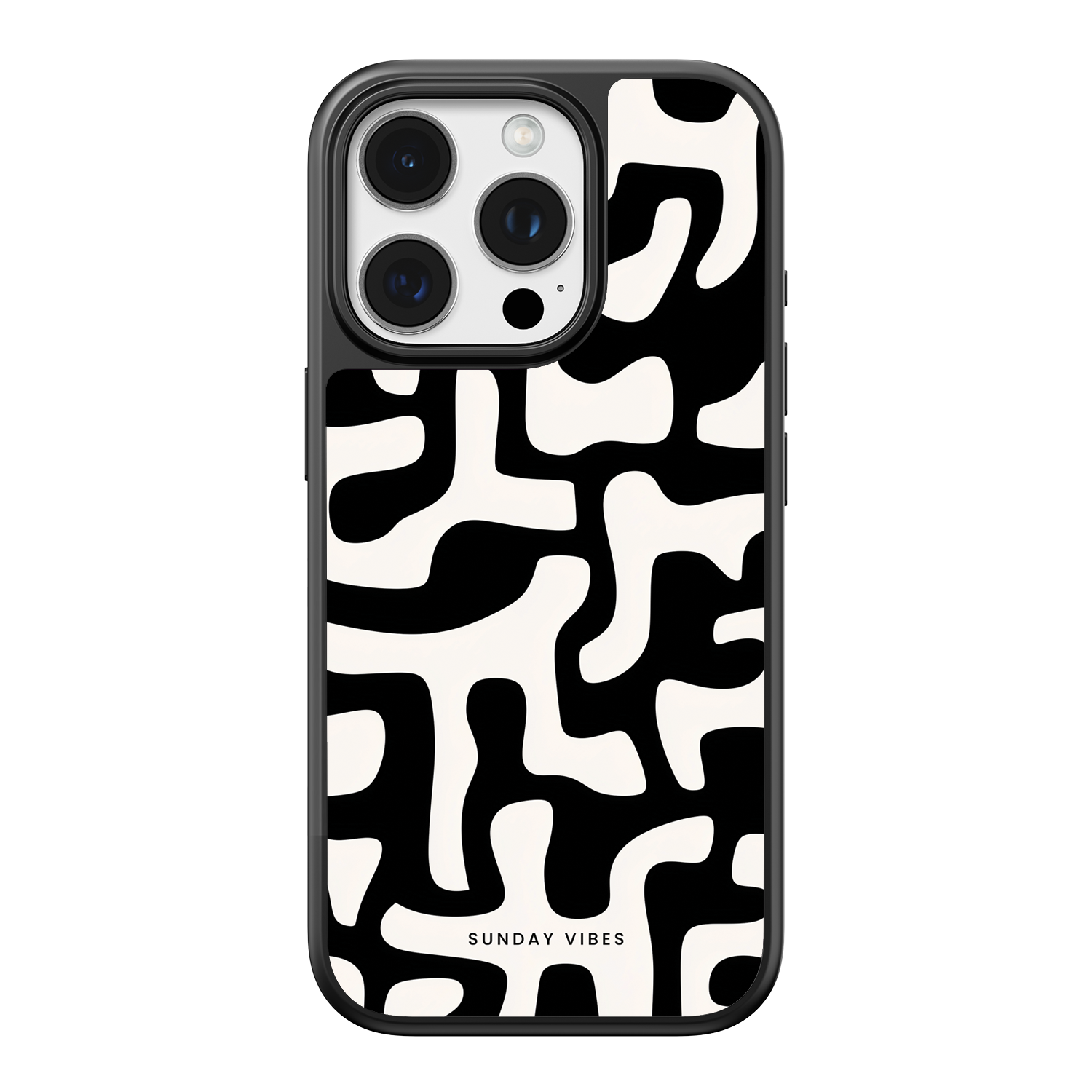 Monochrome Moo iPhone Case