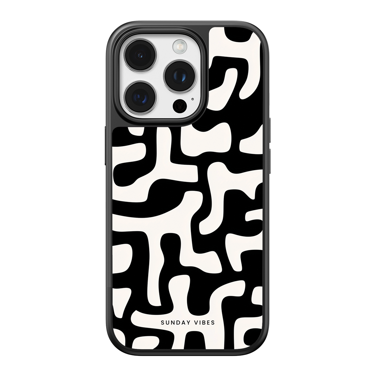 Monochrome Moo iPhone Case