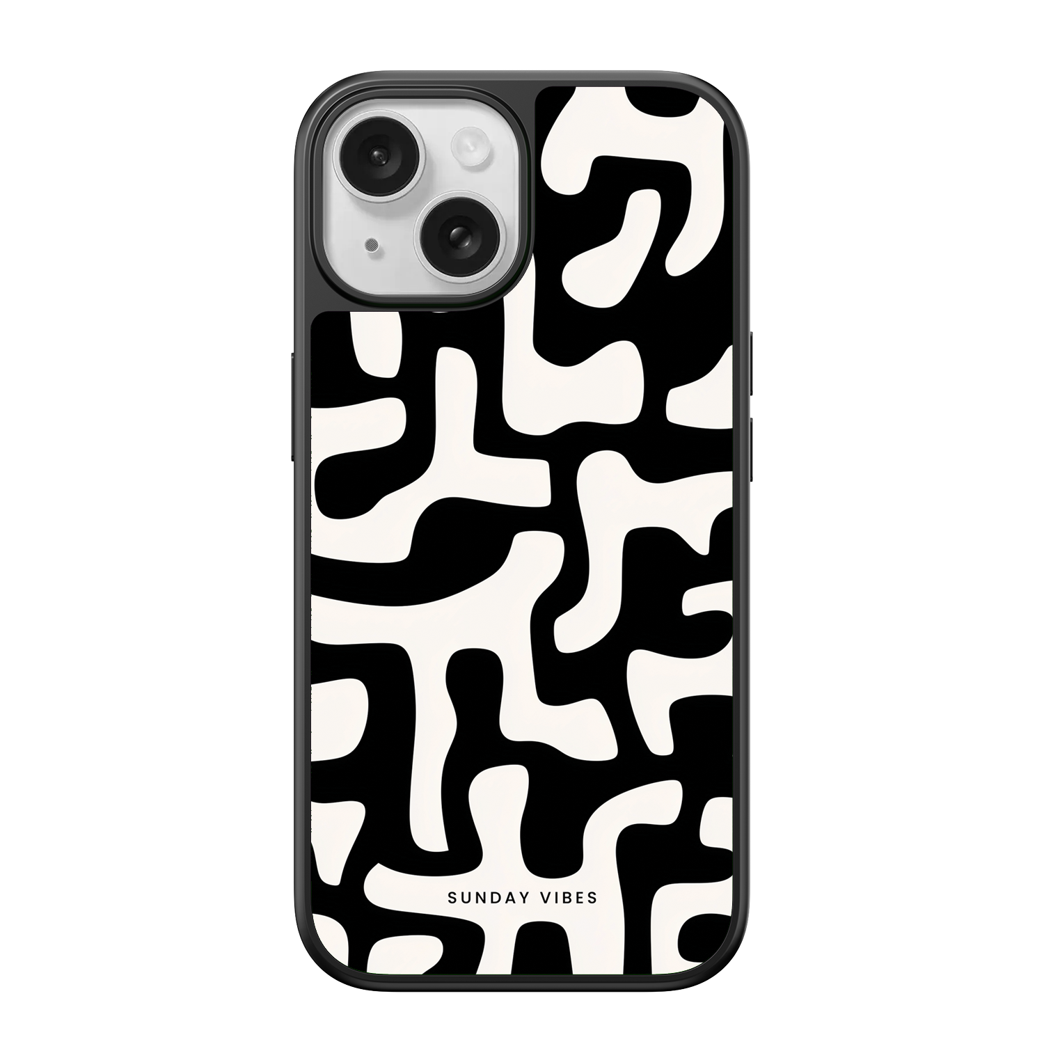 Monochrome Moo iPhone Case