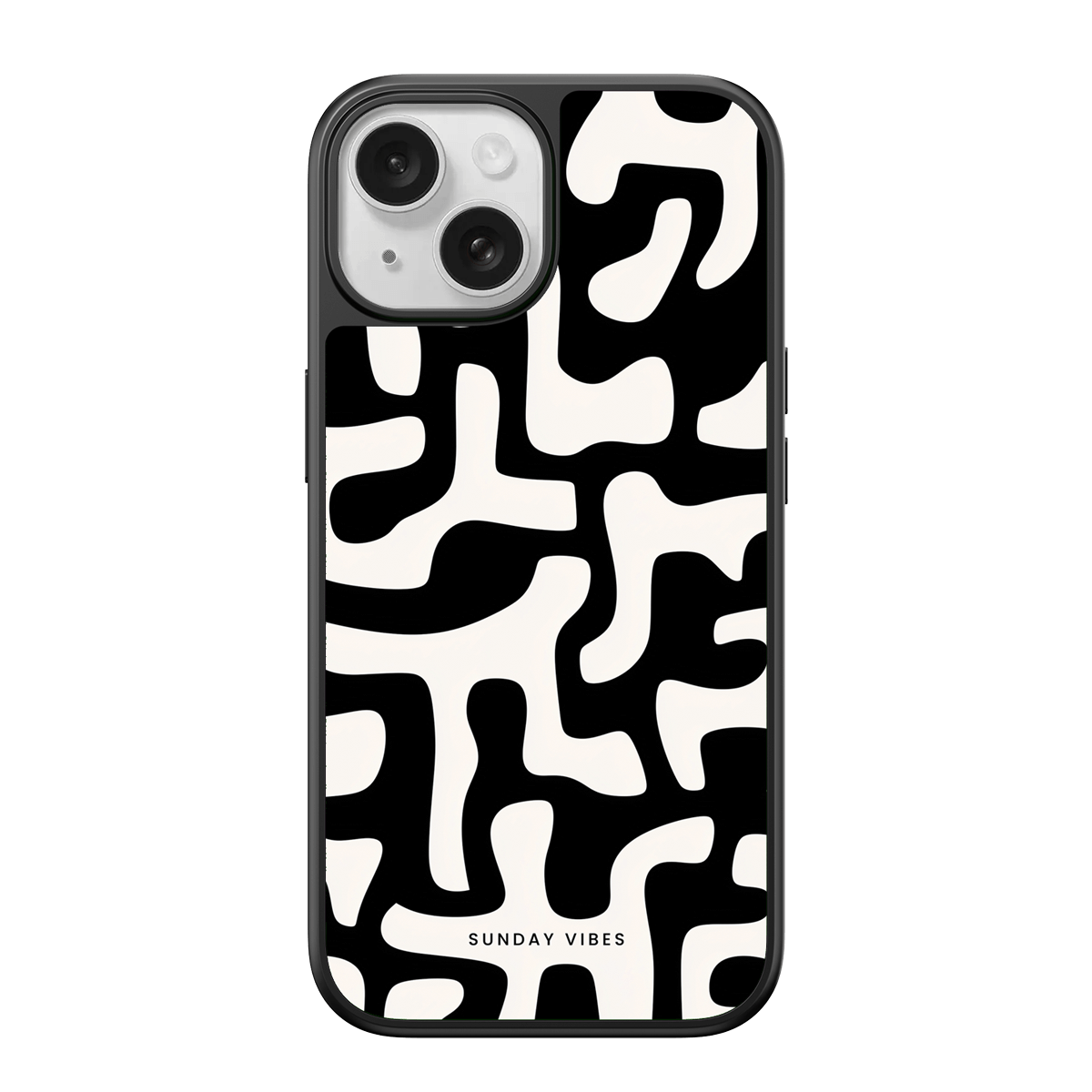 Monochrome Moo iPhone Case