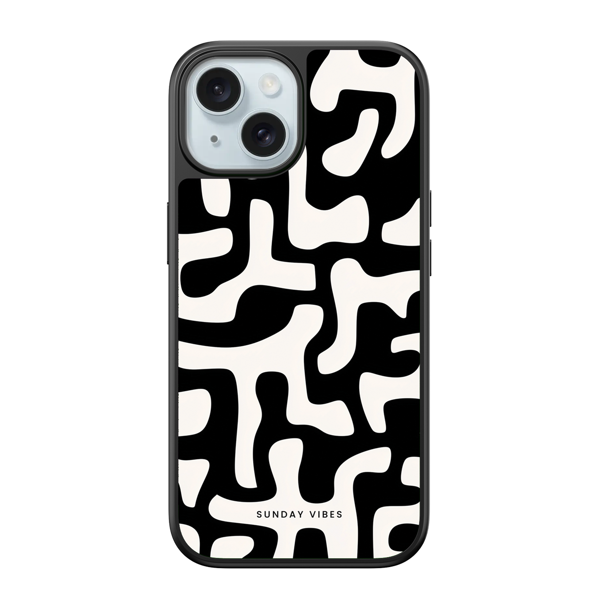 Monochrome Moo iPhone Case