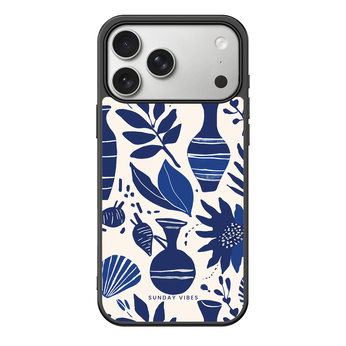 Blue Boho iPhone Case