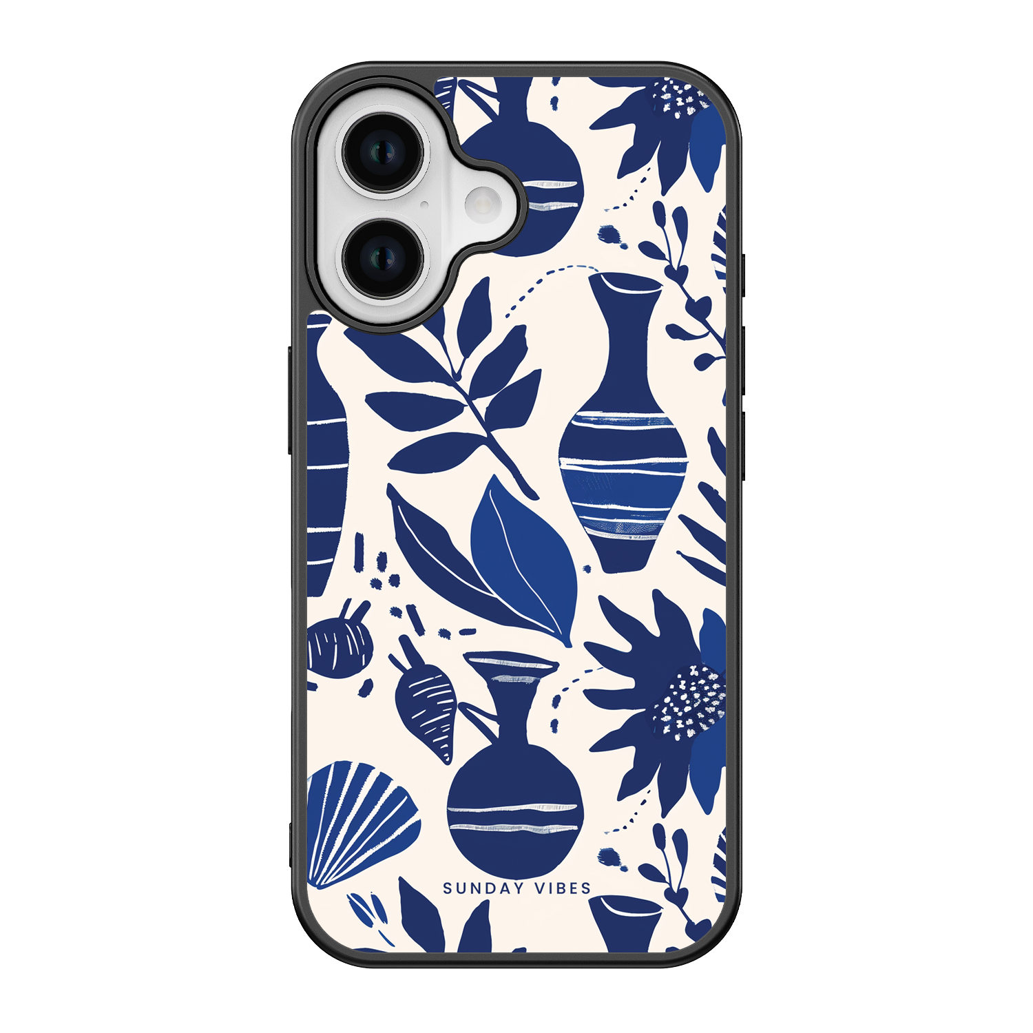 Blue Boho iPhone Case