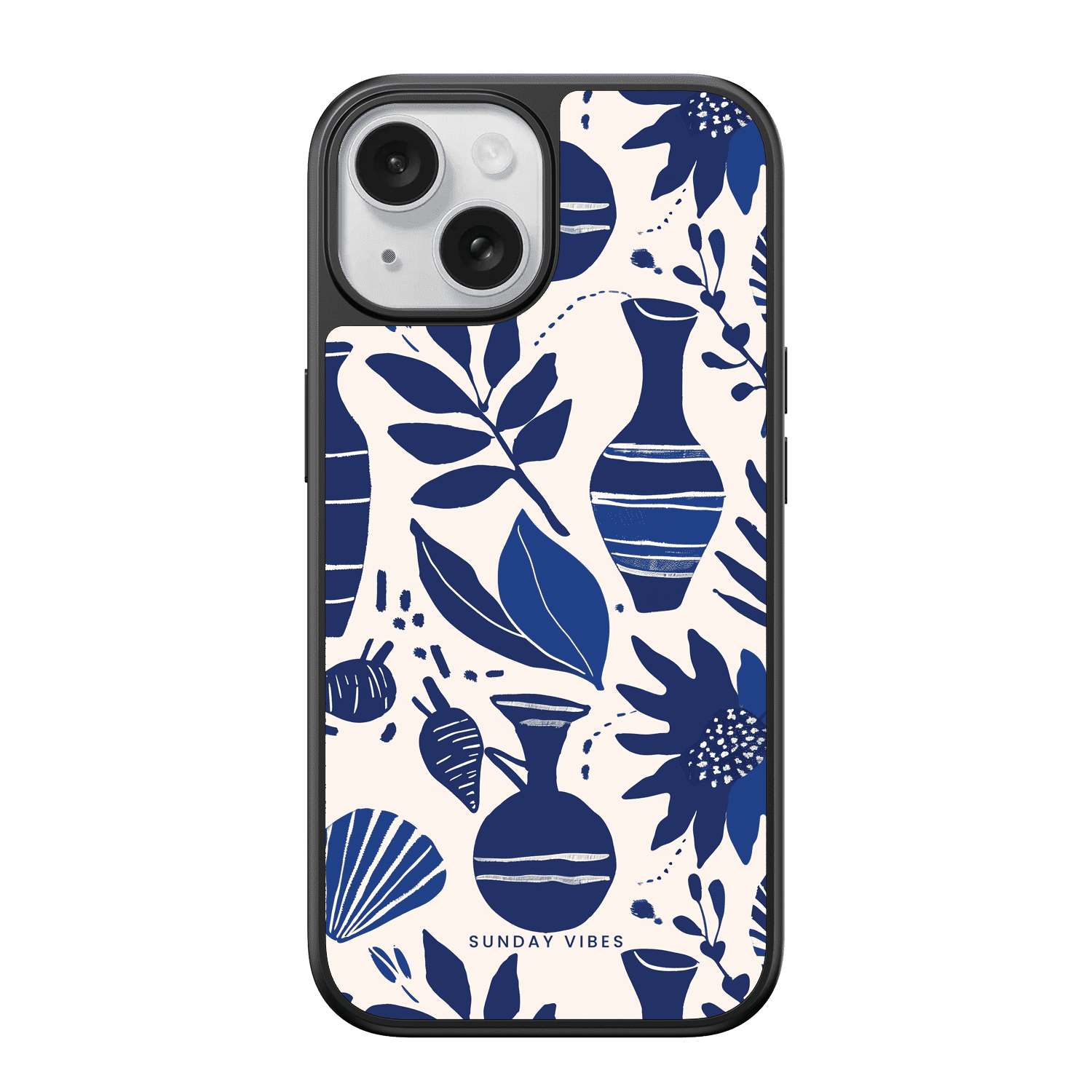 Blue Boho iPhone Case