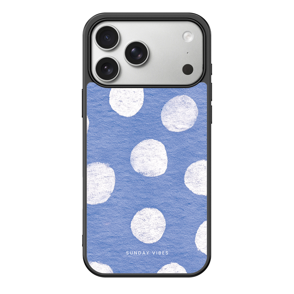Azure Polka Serenade iPhone Case