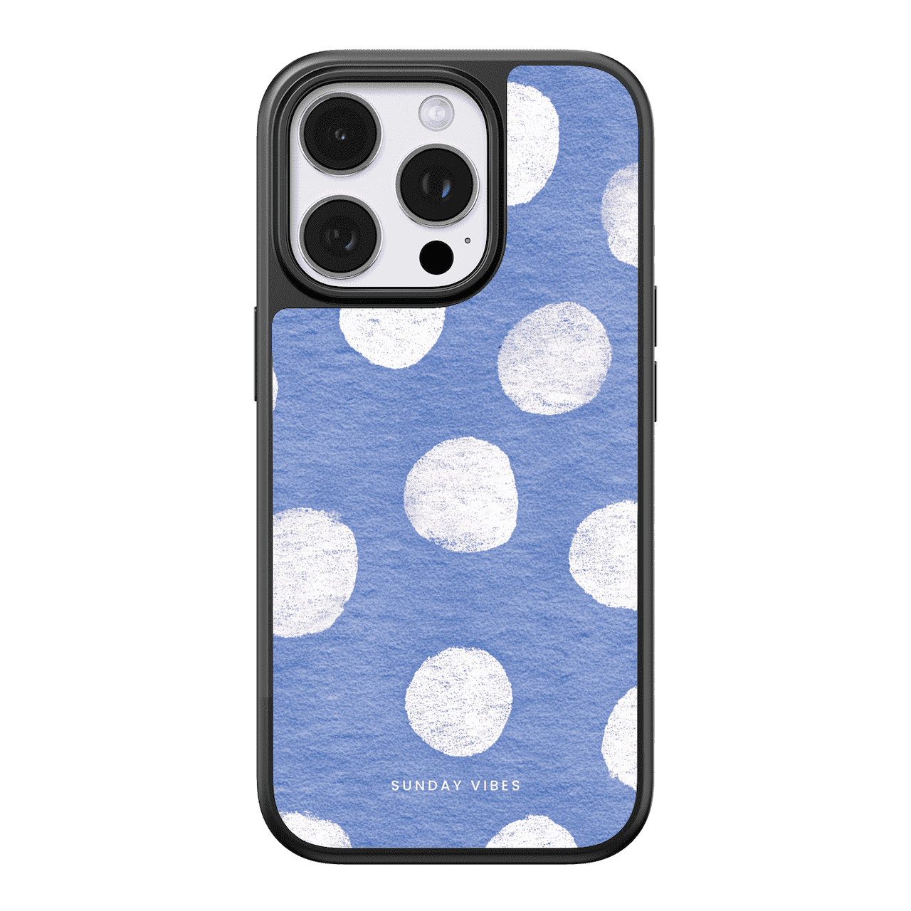 Azure Polka Serenade iPhone Case